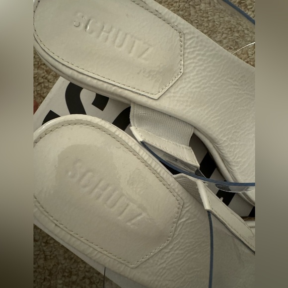 Schutz summer wedge heel transparent white 8 - Picture 3 of 5